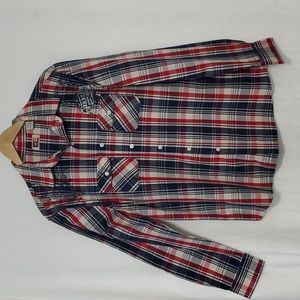 Phat Farm Plaid Button Down Shirt Size L